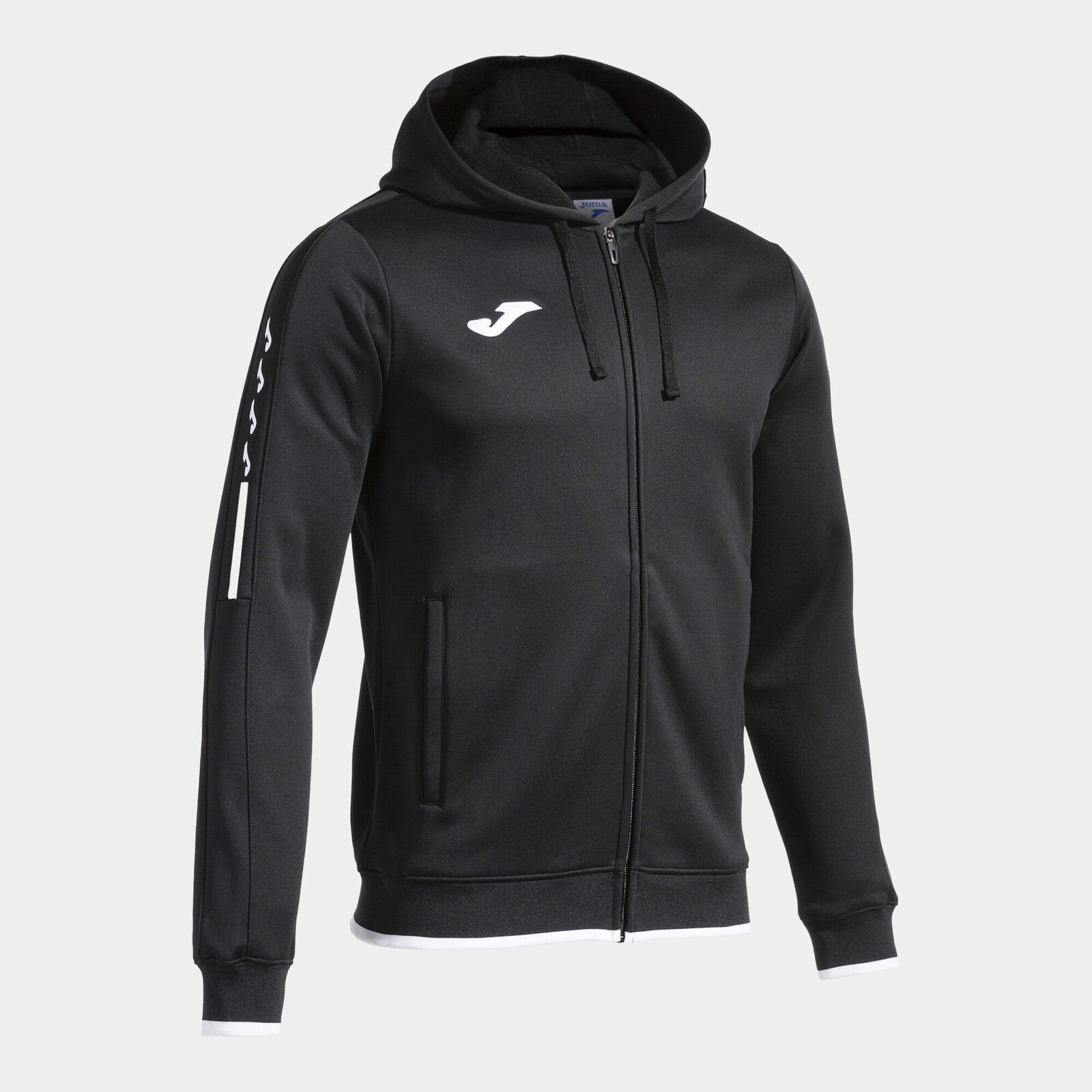 Pánská/chlapecká mikina Joma Olimpiada Zip-Up Hoodie Black