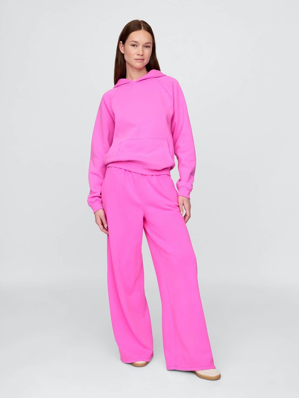 GAP Tepláky Baggy Wide VintageSoft - Dámské