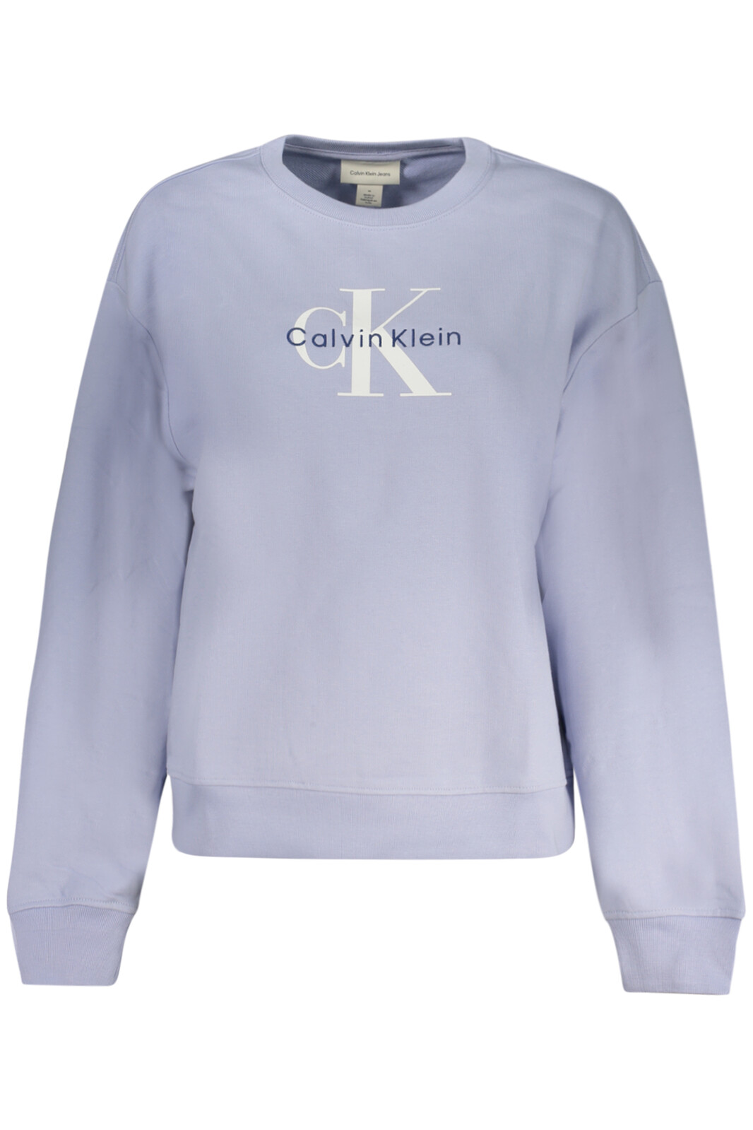 CALVIN KLEIN WOMEN'S PURPLE ZIP-UP SWEATSHIRT