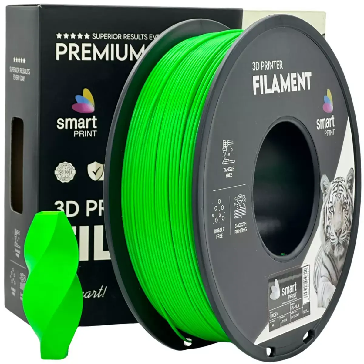 Tonery Náplně PLA HS filament Smart Print - 1 kg zelená