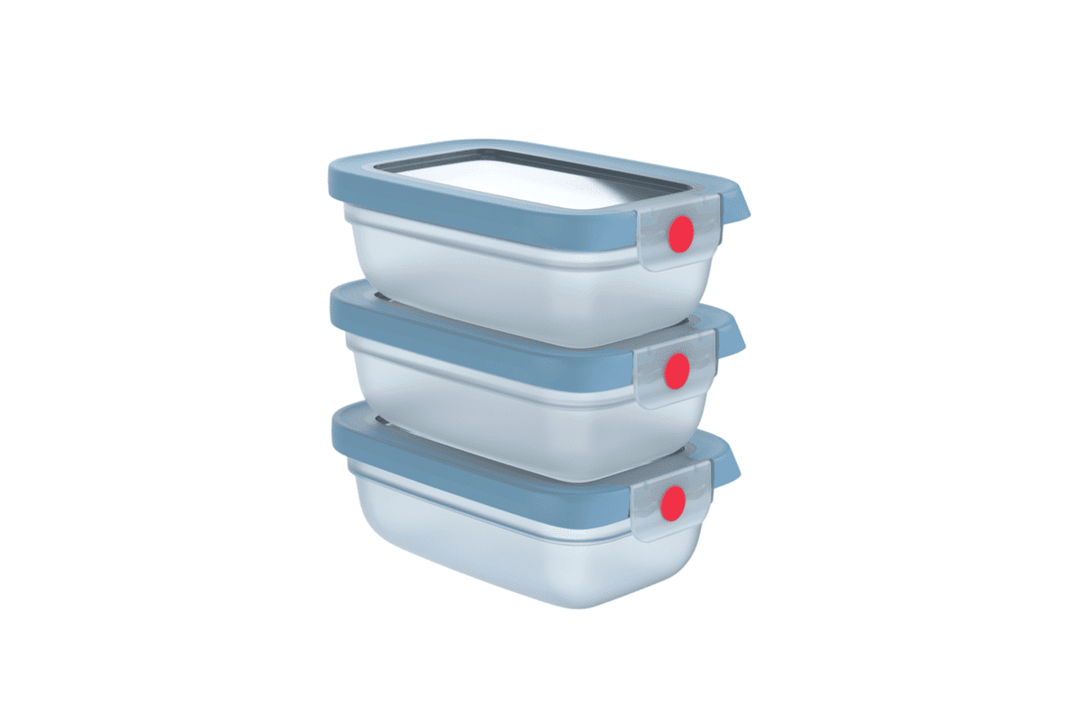 Dózy Tefal OneClick 3 ks N1230510 Modrá