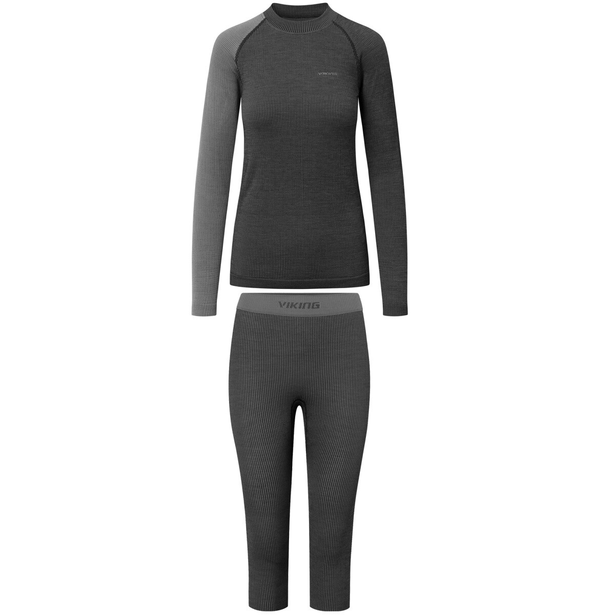 Dámský 3/4 merino termoset viking mounti šedá xxl