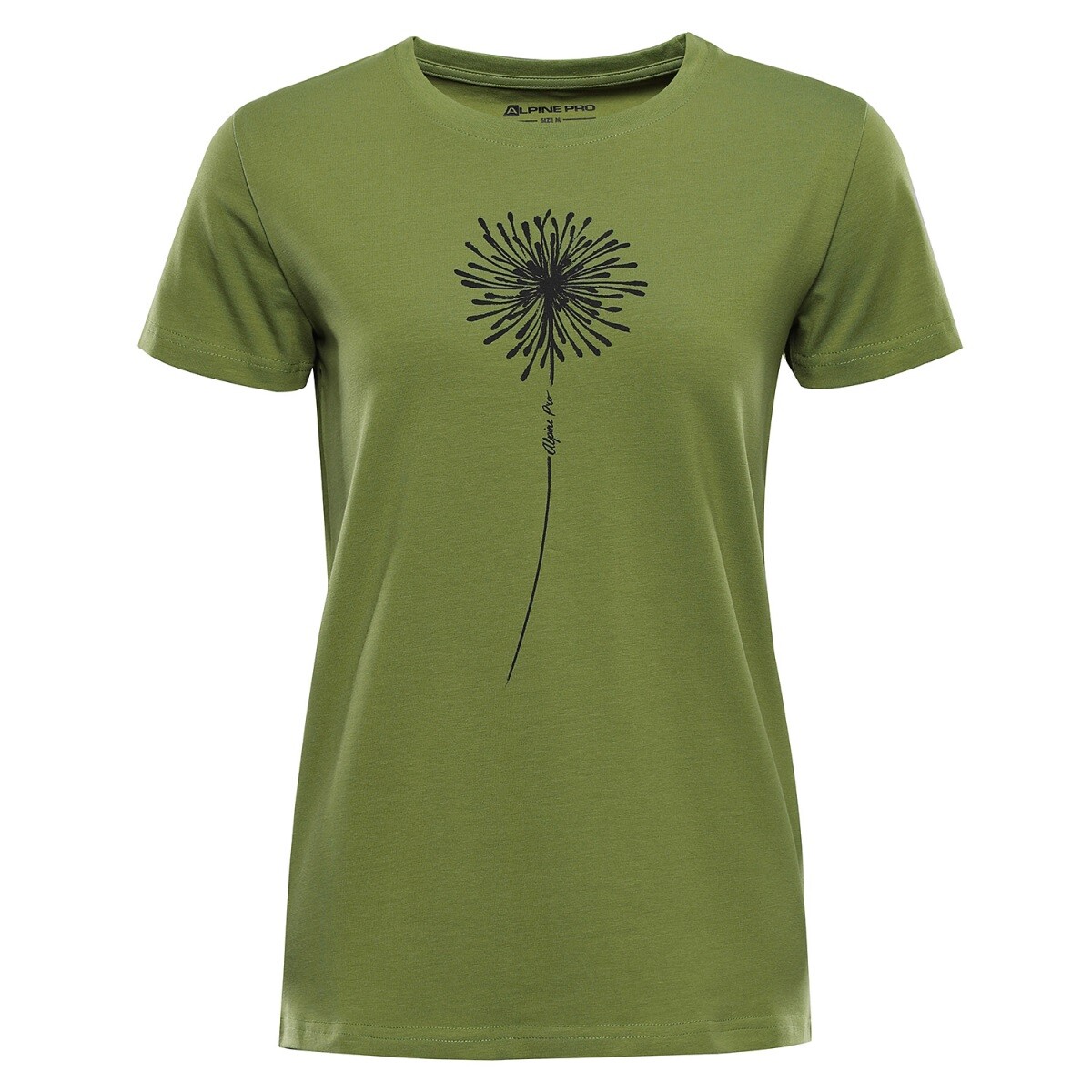 Dámské bavlněné triko alpine pro morola zelená xs