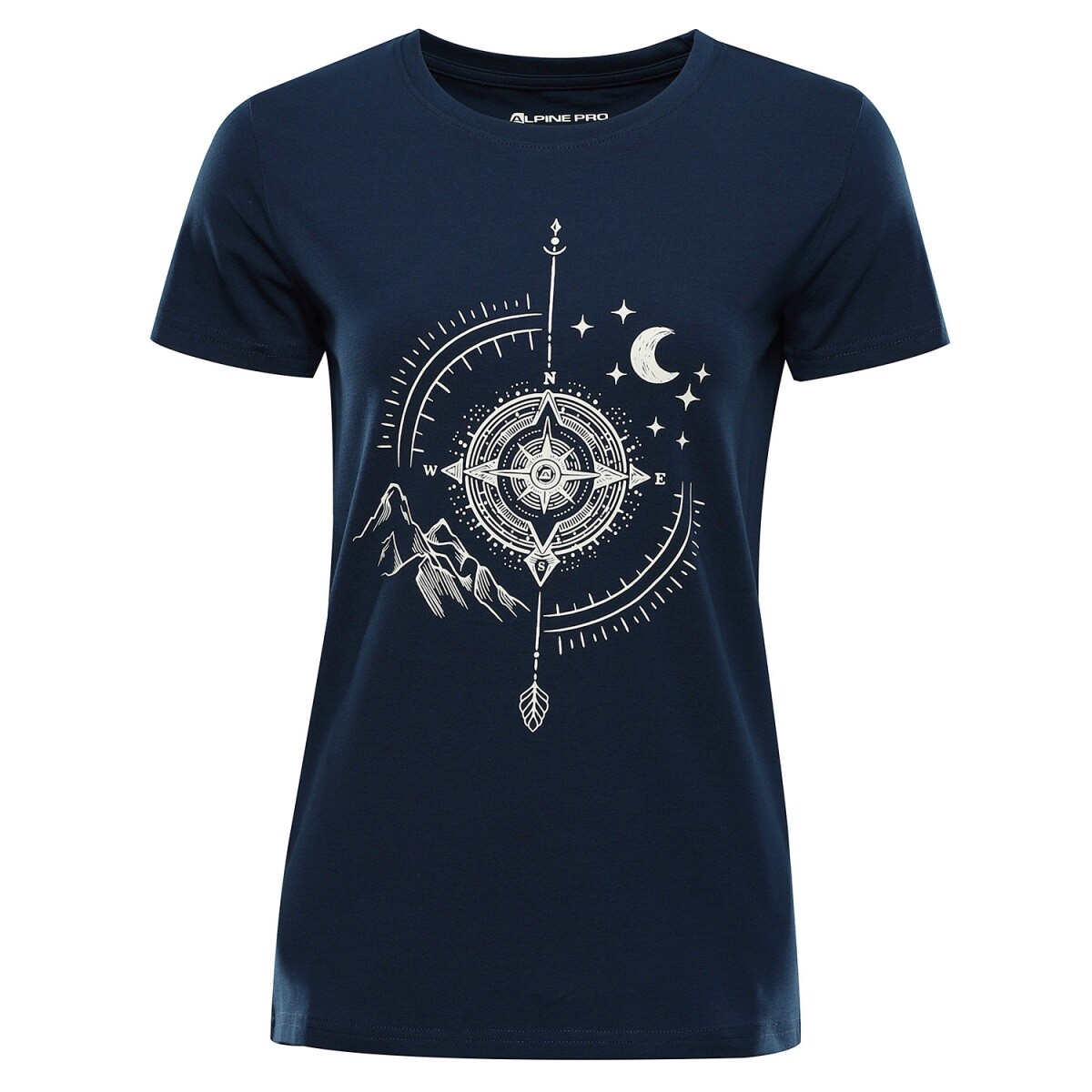 Dámské bavlněné triko alpine pro morola modrá xs