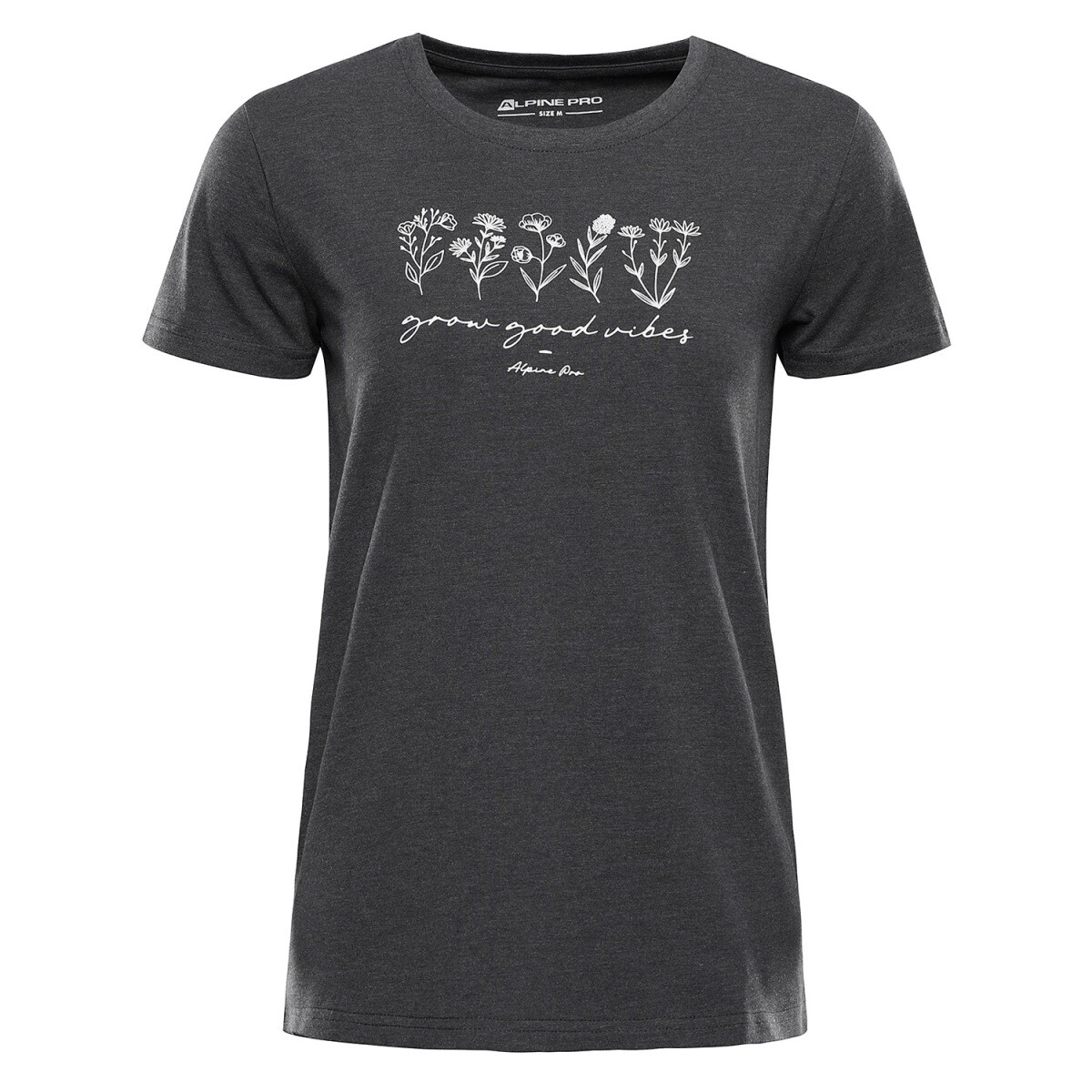 Dámské bavlněné triko alpine pro morola šedá xs