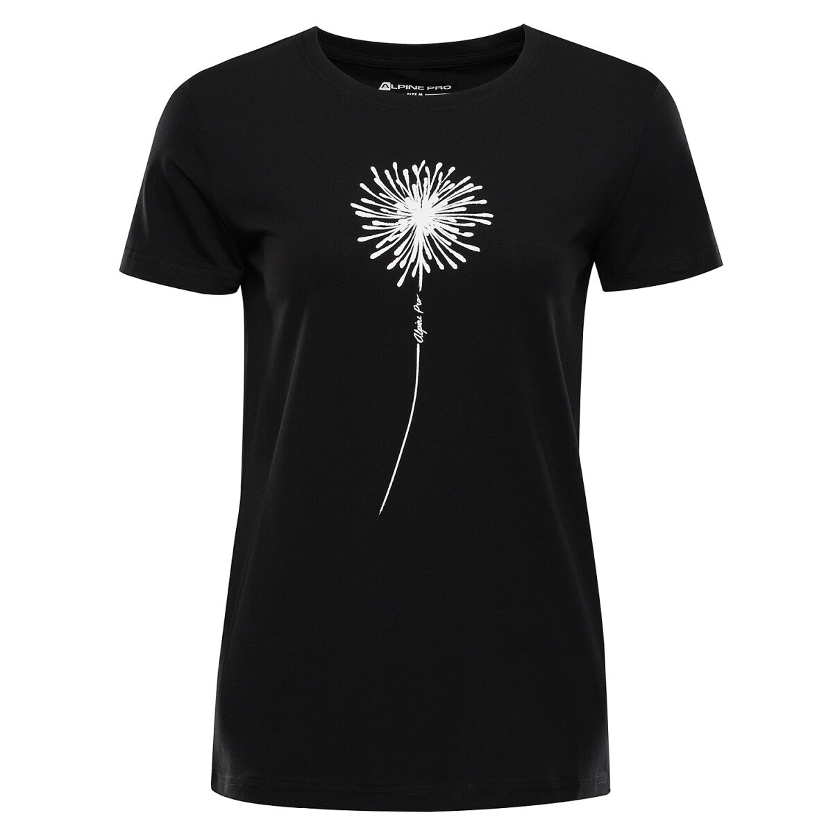 Dámské bavlněné triko alpine pro morola černá xs