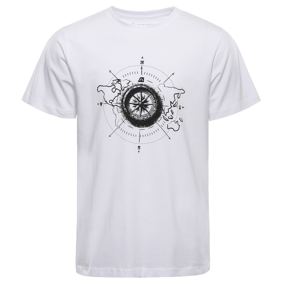 Pánské triko alpine pro morol bílá s