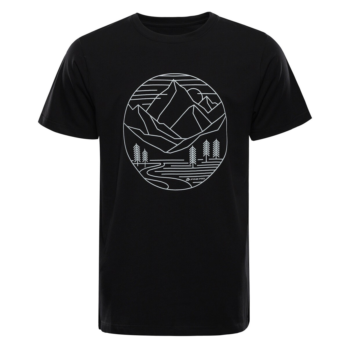 Pánské triko alpine pro morol černá s