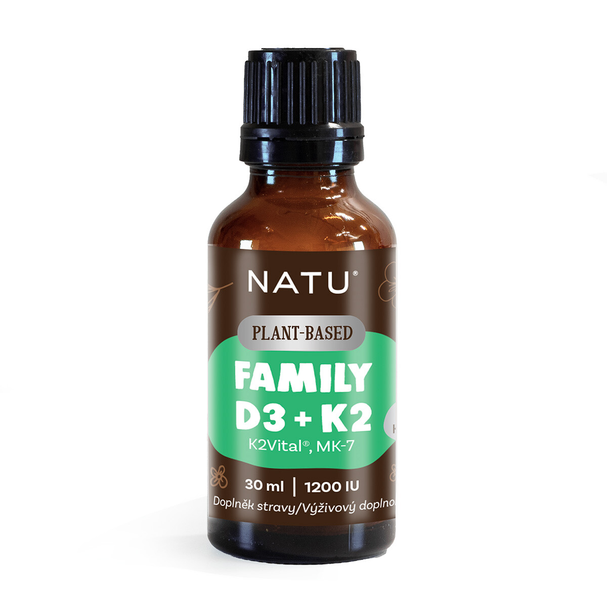NATU Family Vitamin D3+K2 (MK-7) vegan 30 ml