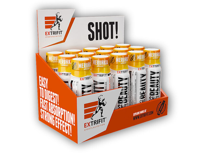 Extrifit Beauty Shot! 15 x 90 ml Varianta: meruňka
