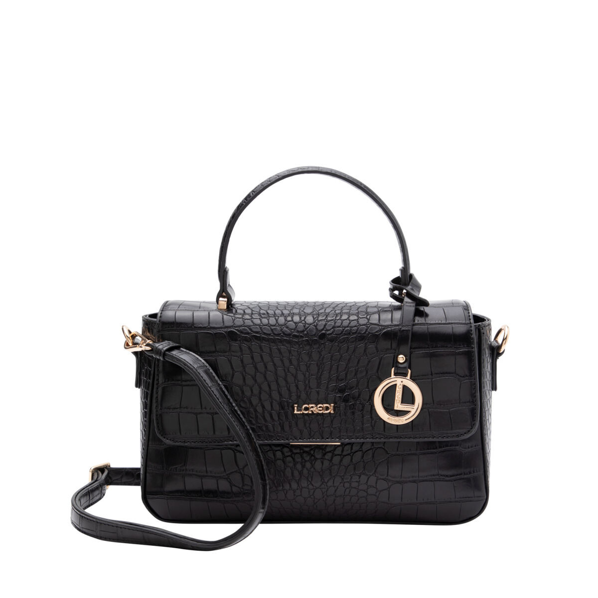 L.Credi dámská elegantní kabelka do ruky - černá - One size