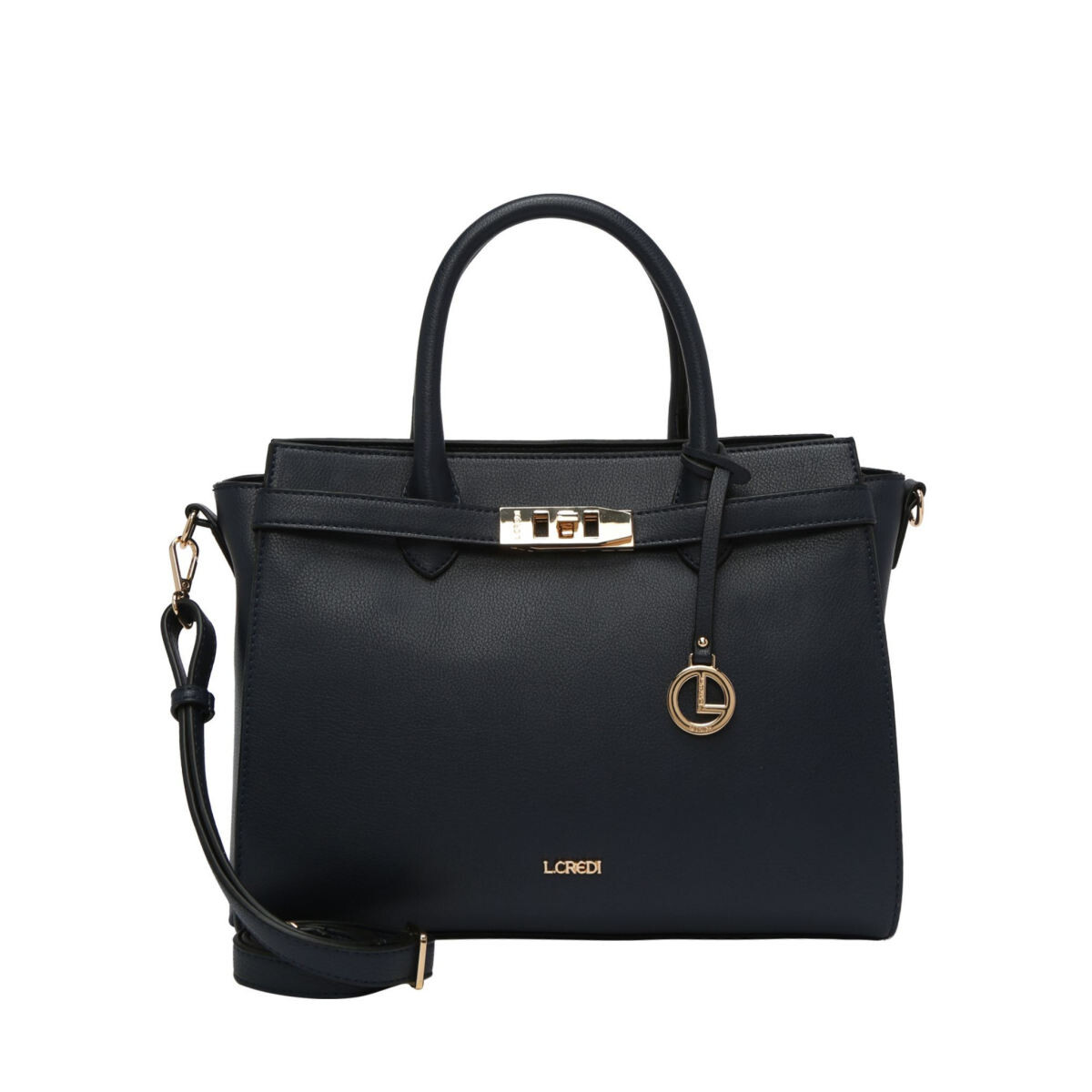 L.Credi dámská elegantní kabelka do ruky - tmavomodrá - One size