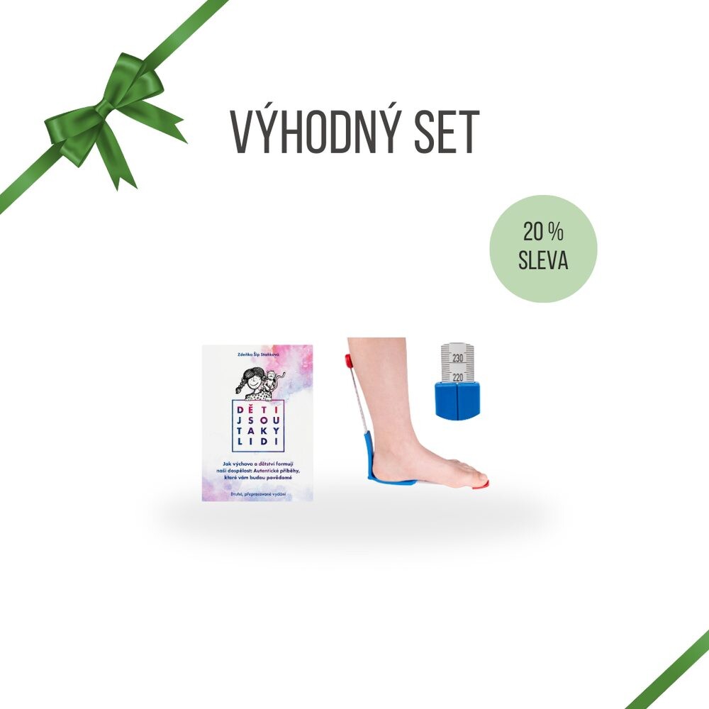 DĚTSKÝ SET S respektem Kniha Děti jsou taky lidi a měřidlo Plus12