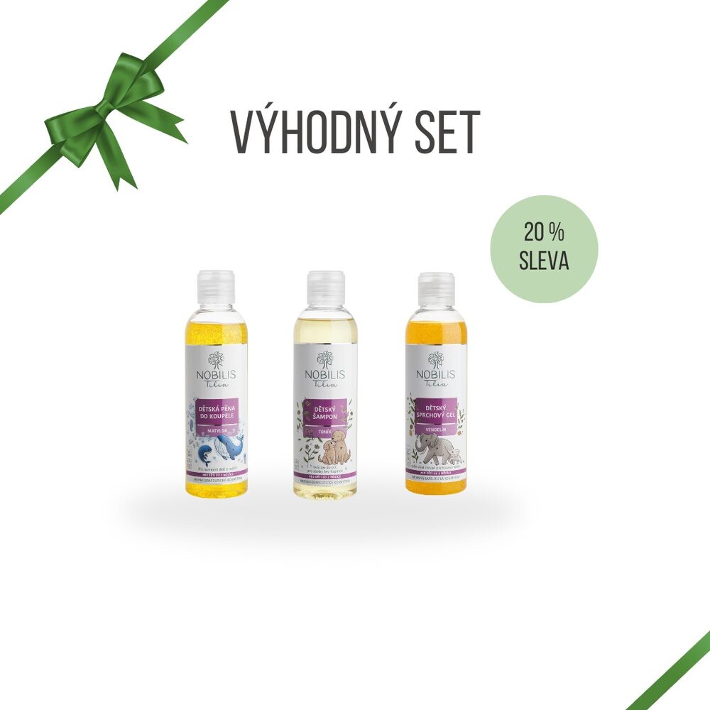 VÝHODNÝ DĚTSKÝ SET Nobilis Tilia Vendelín, Toník a Matylda