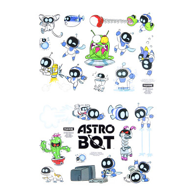 Astrobot samolepky