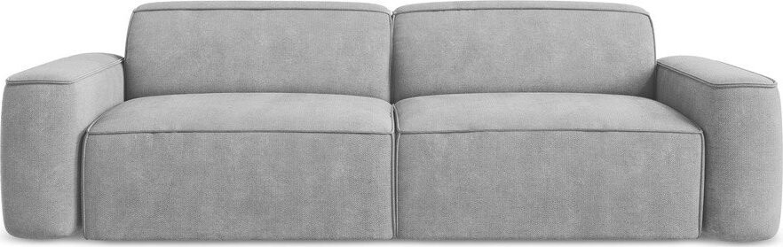 Světle šedá žinylková pohovka 244 cm Omao – Makamii