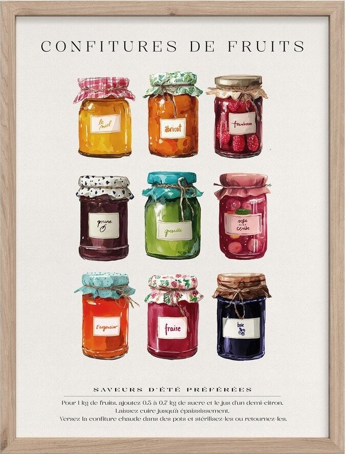 Obraz 30x40 cm Confitures – Styler