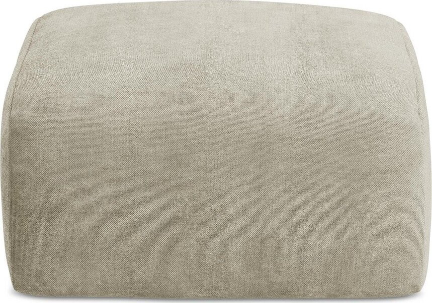 Béžová žinylková podnožka Leila – Makamii