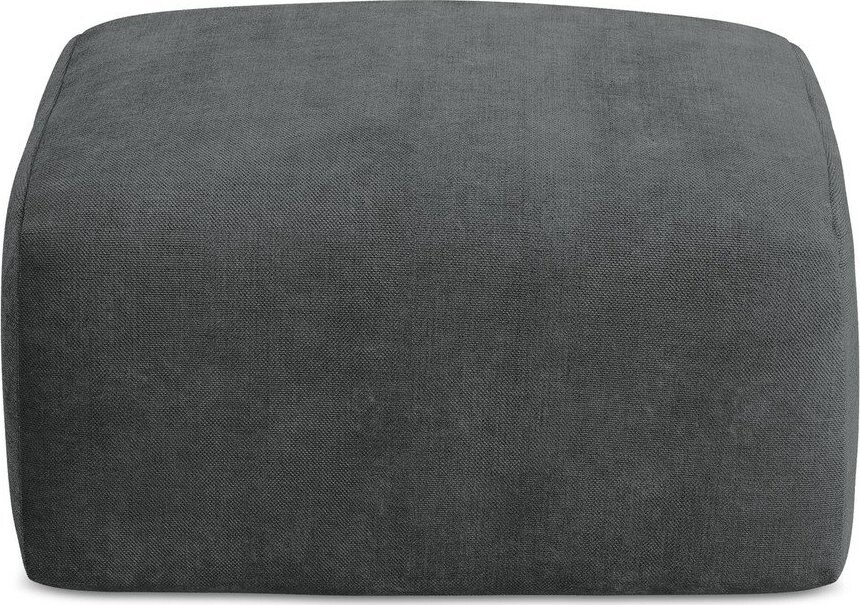 Tmavě šedá žinylková podnožka Leila – Makamii