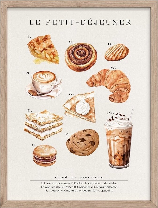 Obraz 30x40 cm Petit Dejeuner – Styler