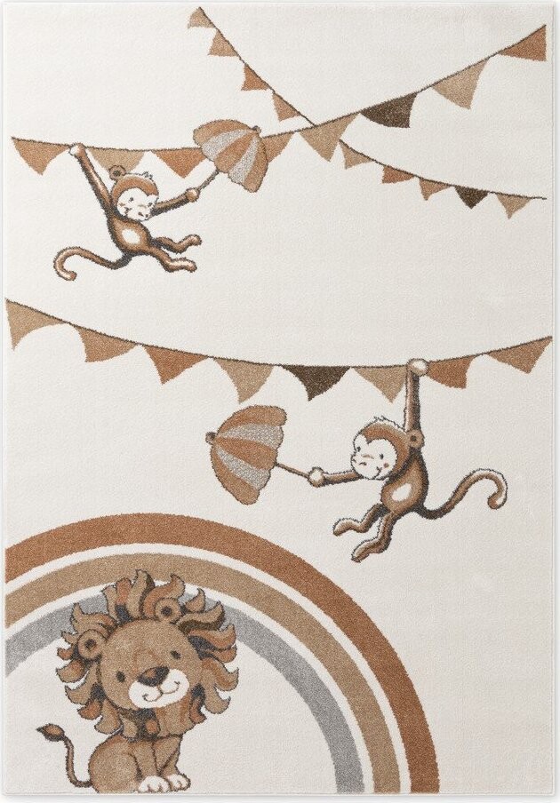 Krémový dětský koberec 120x170 cm Roar like a Lion Rainbow Party – Villeroy&Boch