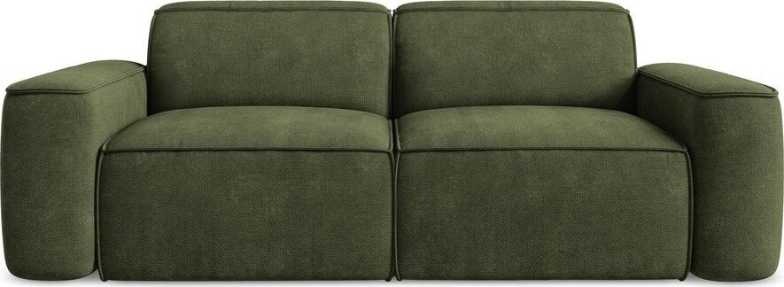 Zelená žinylková pohovka 204 cm Omao – Makamii