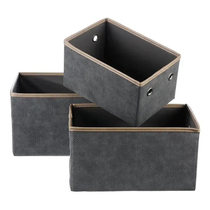 Autronic Sada látkový skládacích boxů DT3006 GREY