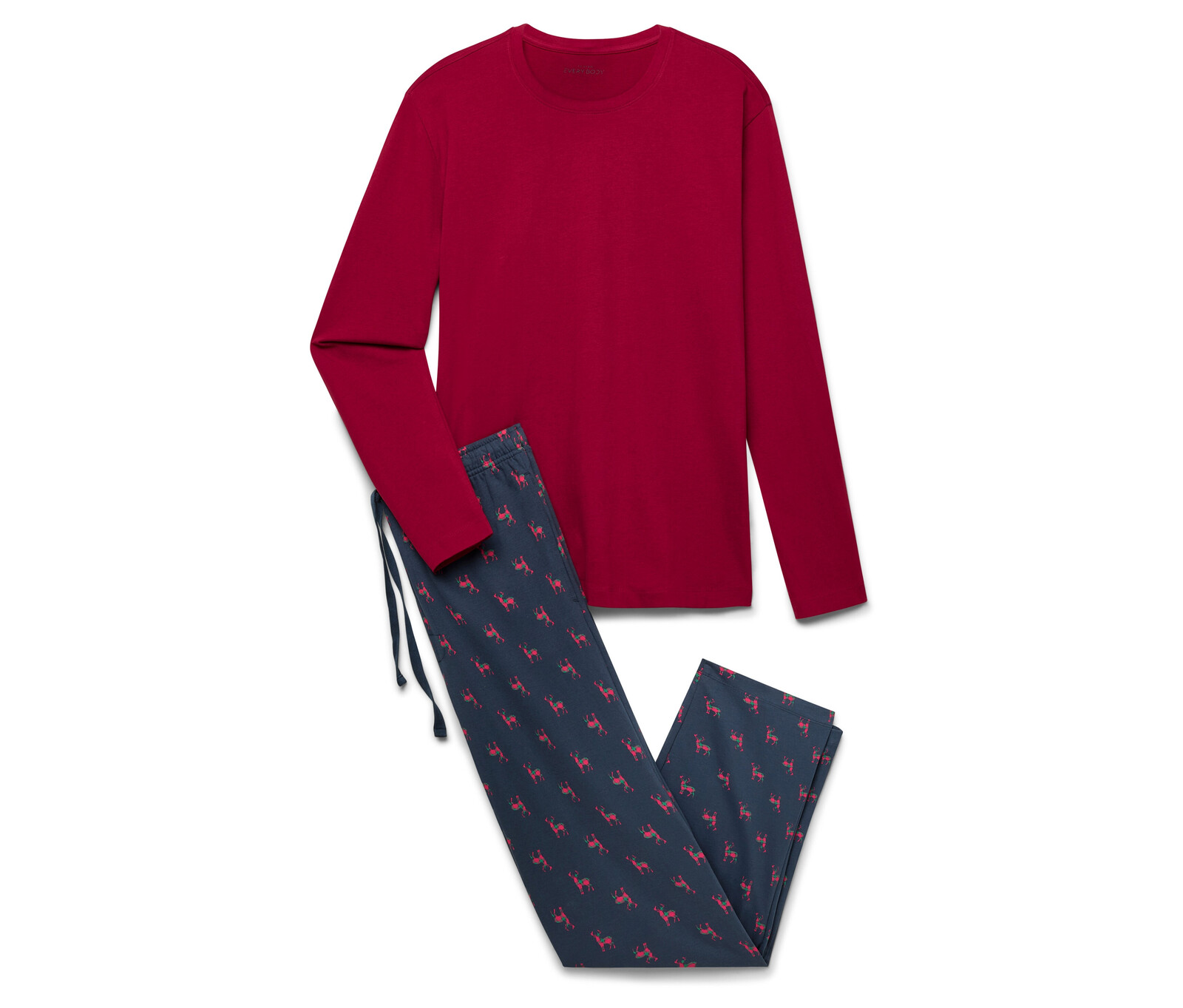 Tchibo - Pyžamo - pro muže - vel. XL 56/58 - barva: modrá/s potiskem