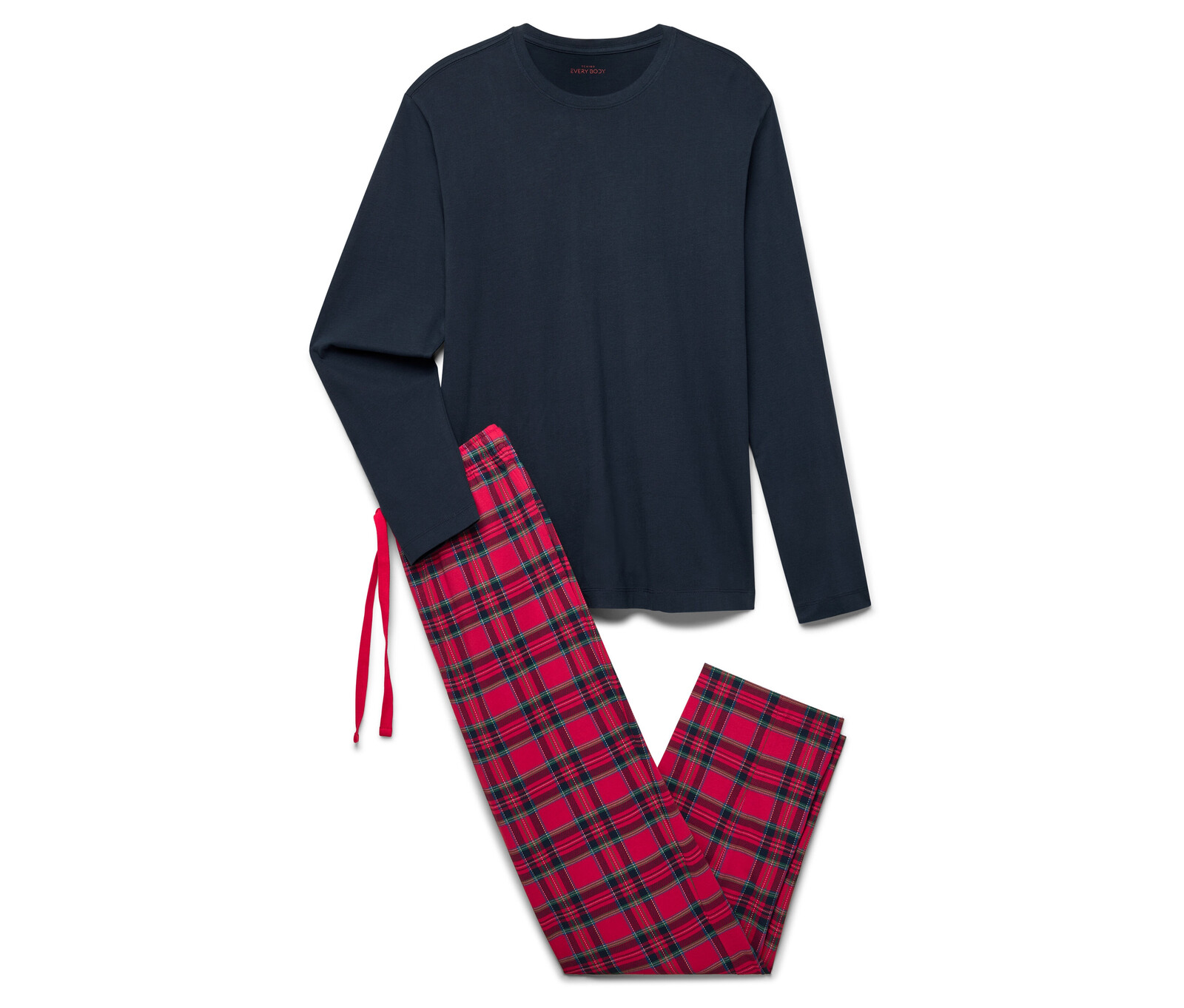 Tchibo - Pyžamo - pro muže - vel. XL 56/58 - barva: modrá/kostkovaný