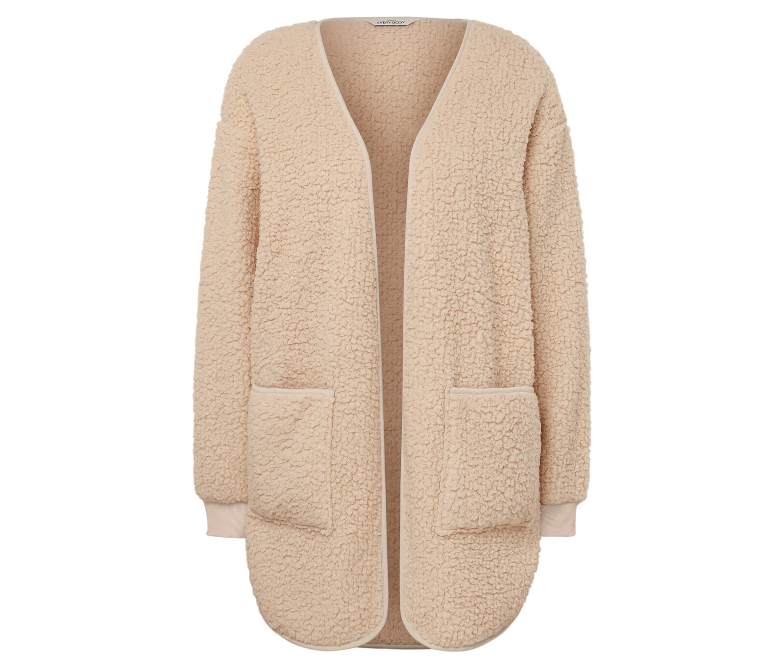 Tchibo - Plyšový kabátek - pro ženy - vel. M 40/42 - barva: béžová