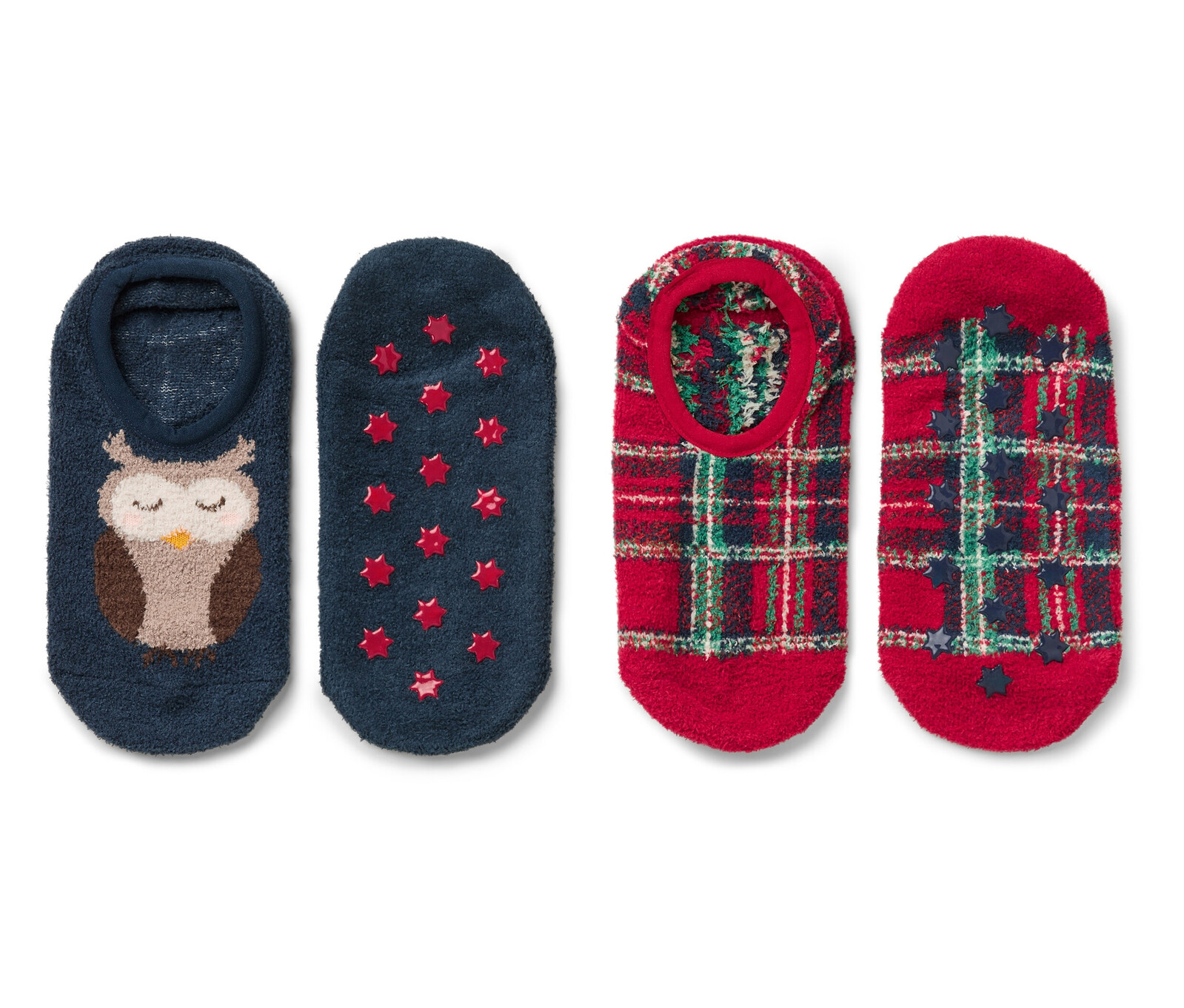 Tchibo - Ponožkové papuče - pro ženy - vel. 39-42 - barva: modrá