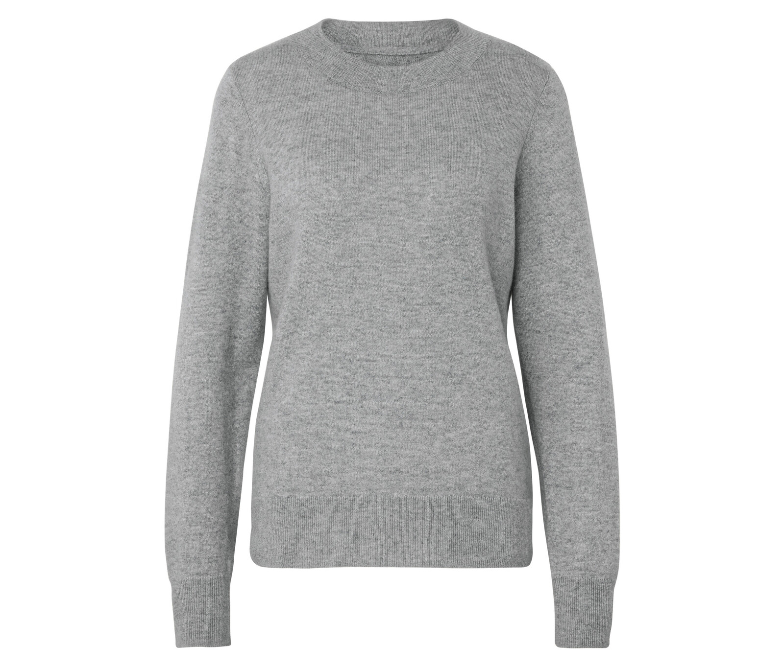 Tchibo - Pletený svetr s kašmírem - pro ženy - vel. S 36/38 - barva: šedá