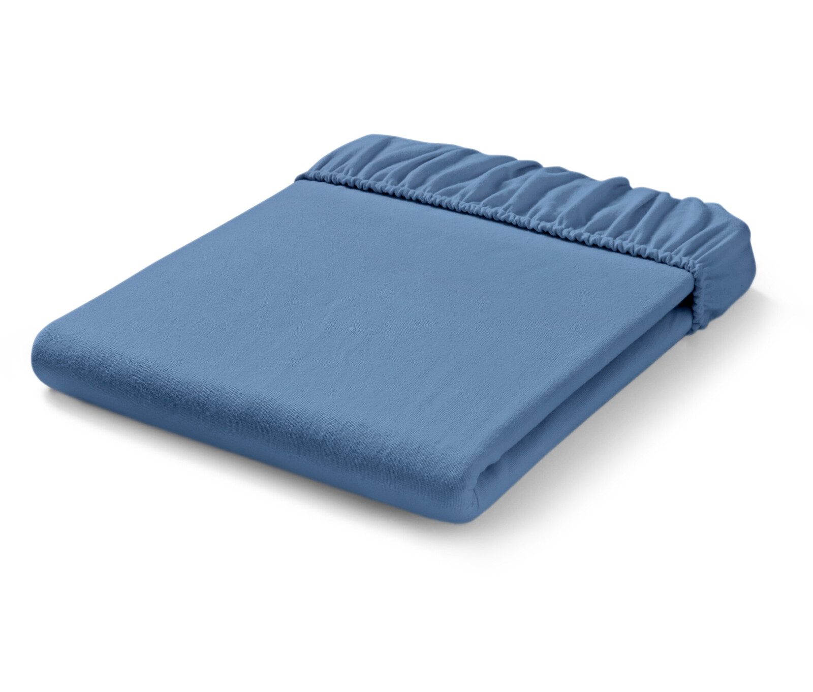 Tchibo - Napínací prostěradlo z biberu, světle modrá, nadměrná velikost