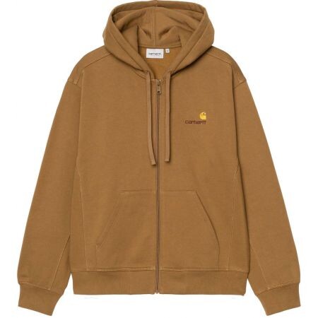 Mikina Carhartt Wip Hooded American Scri - Hnědá - L