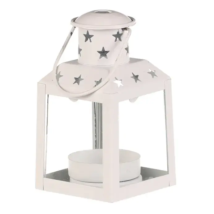 Autronic Kovová lucerna LUC321-S - bílá