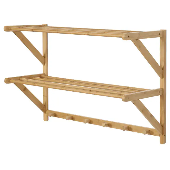 Autronic Věšák bambus DR-B005 NAT