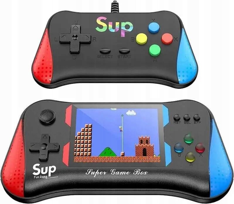 Přenosná Konzola Sup X7M 500 Retro Her Přídavný Pad Tv Výstup