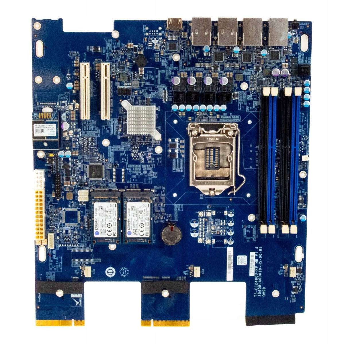 Qnap TS-EC2480U-RP V1.4 20608-A00018-HS-00-RS LGA1150 DDR3 2x 256GB Ssd