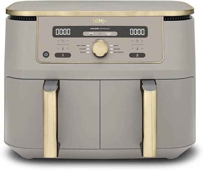 Fritéza Air fryer Ninja Max DZ400EUSTGD 2470W 9,5L barva kámen zlatá