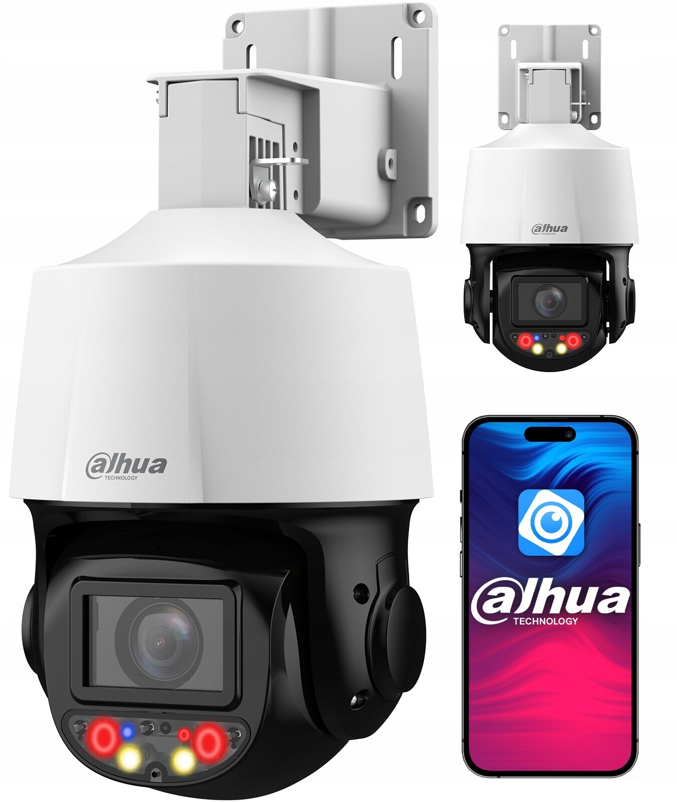 Otočná kamera WizSense Dahua SD3E410DB-GNY-A-PV1 4MPx Smart Dual Light