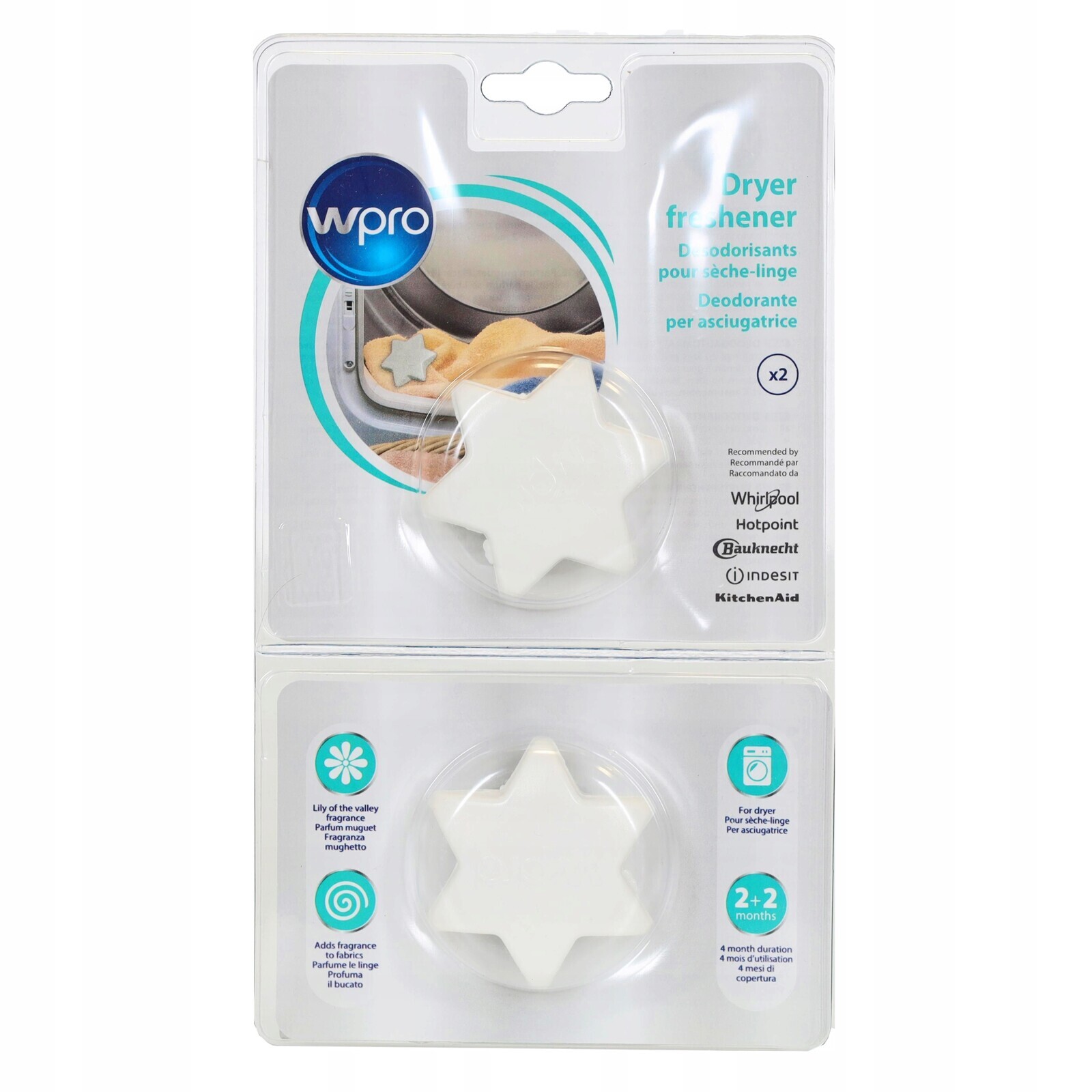 Hvězdičky osvěžovač do sušičky Wpro 2ks