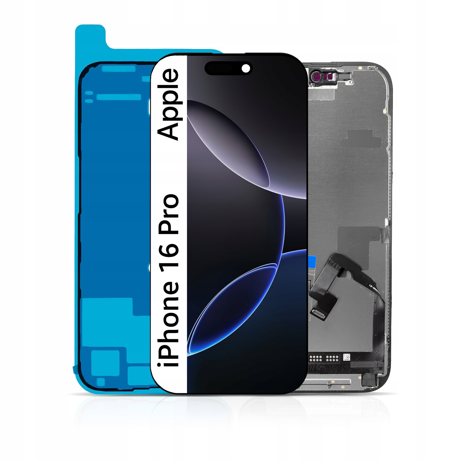 Jk Incell pro Apple iPhone 16 Pro LCD Displej Digitizer Dotyk +dárek