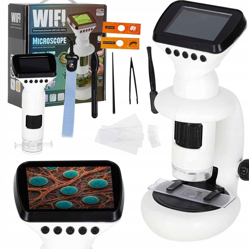 Elektronový mikroskop wifi Usb LCD displej 200x 1000x