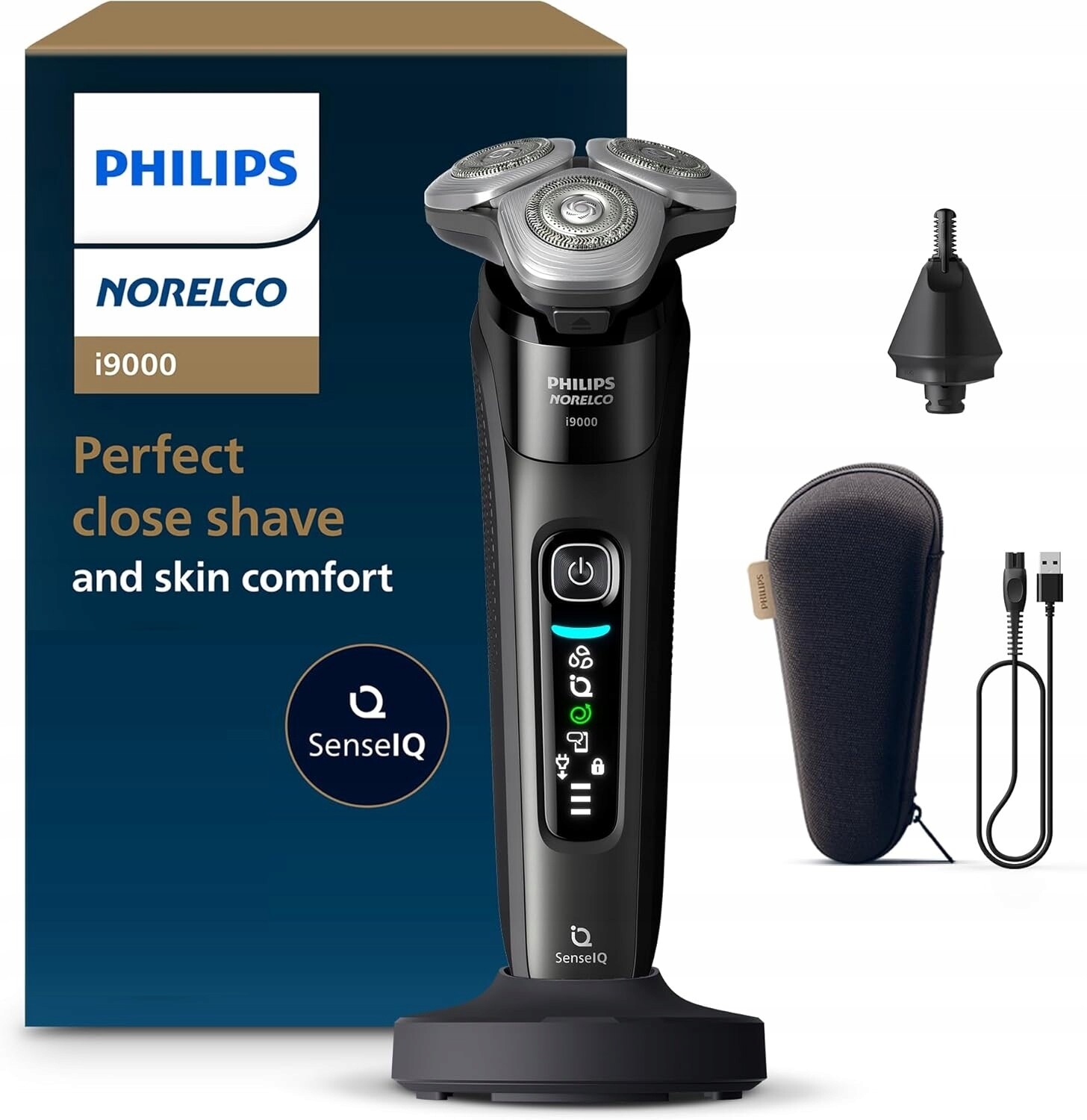 Holicí Strojek Holicí Strojek Norelco X9000/90 Pouzdro Philips Zastřihovač V Nosních Hlubokách Nejnovější Model