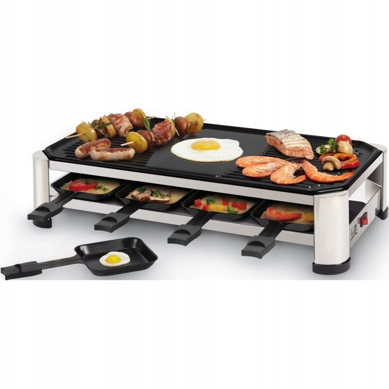 Fritel RG2170 elektrický raclette gril, 8 pánví na špachtle