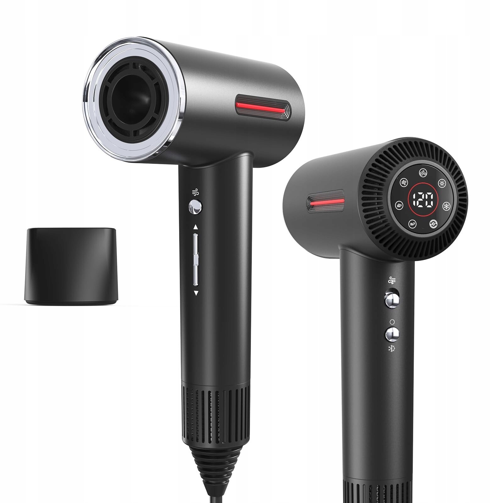 Iontový Vysoušeč Vlasů Lescolton 1400 W 110 000 Ot./min Černý