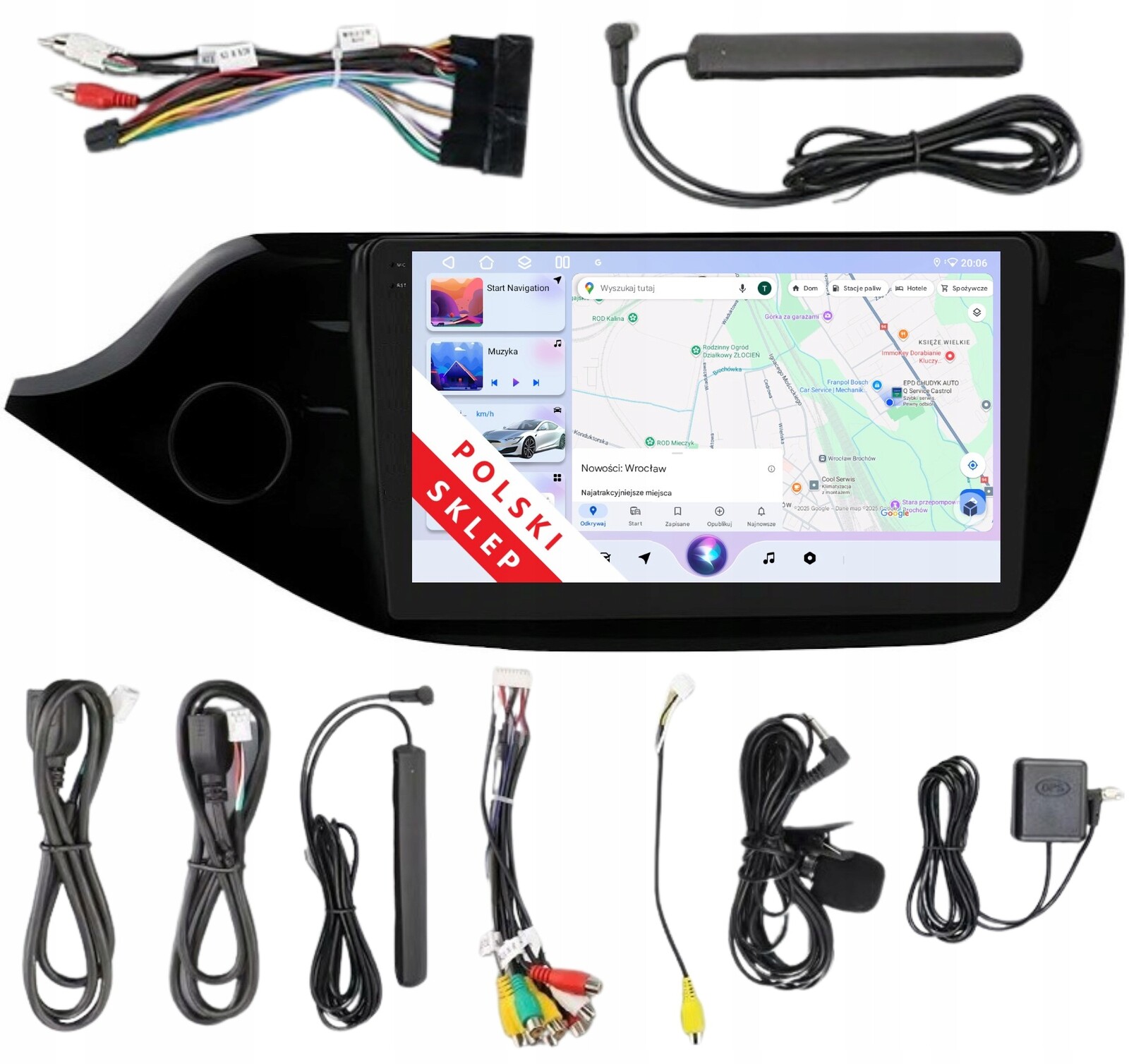 Rádio 2DIN Navigace Android Kia Ceed II Dsp Carplay 4/64 Gb Lte