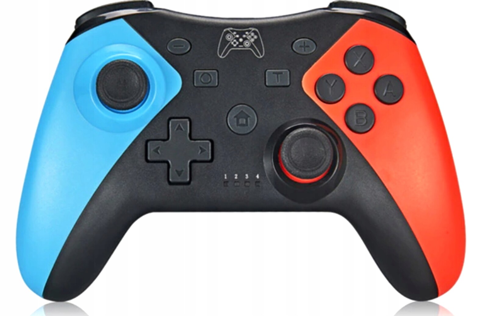 Ovladač Pro Nintendo Switch Pro Tři Barvy Gamepad Modrá A Červená Černá