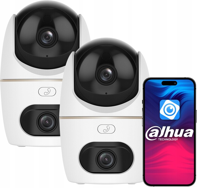 Dvě otočné kamery WiFi 5Mpx 5Mpx Dahua H5D-5F Hero Series Dual Light