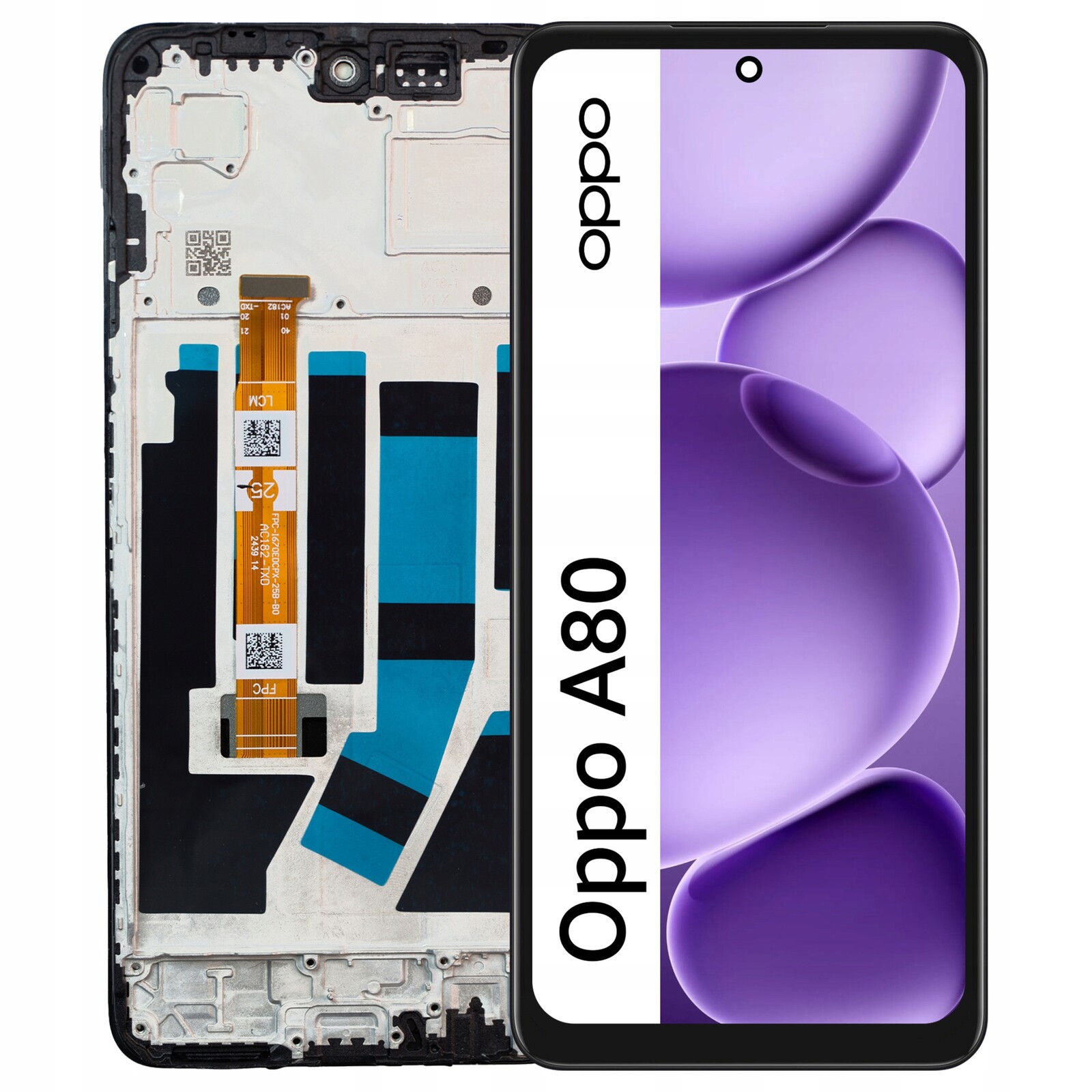 LCD displej pro Oppo A80 Digitizer Displej Dotyk Rámeček